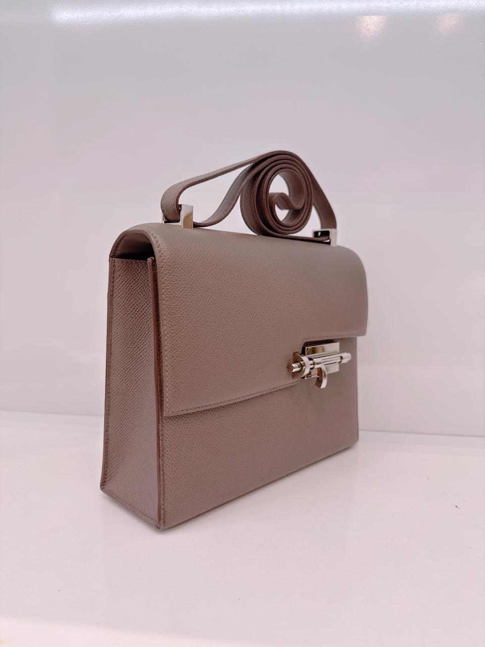 ETAIN VERROU 23 EPSOM LEATHER LEATHER PALLADIUM HARDWARE