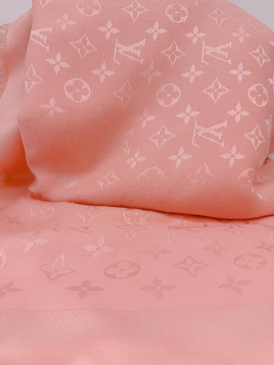 ROSE PALE MONOGRAM CLASSIC SHAWL