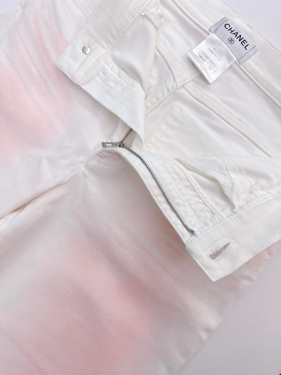 WHITE SLIM FIT JEANS 34
