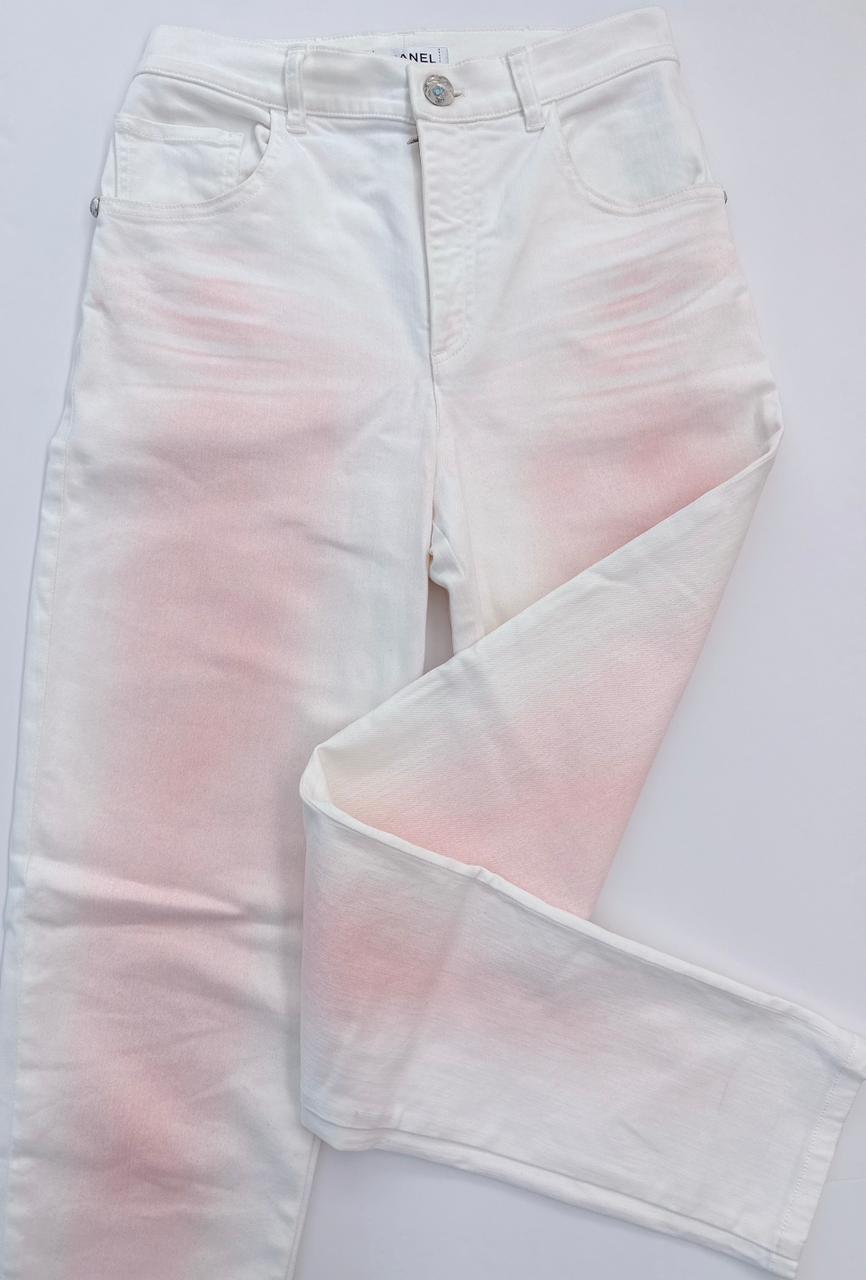 WHITE SLIM FIT JEANS 34