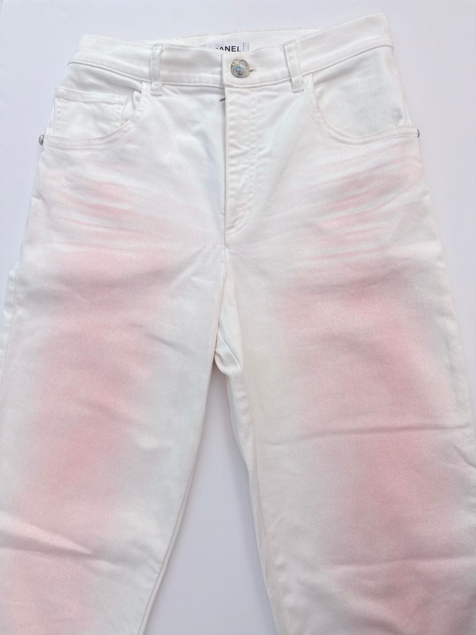 WHITE SLIM FIT JEANS 34
