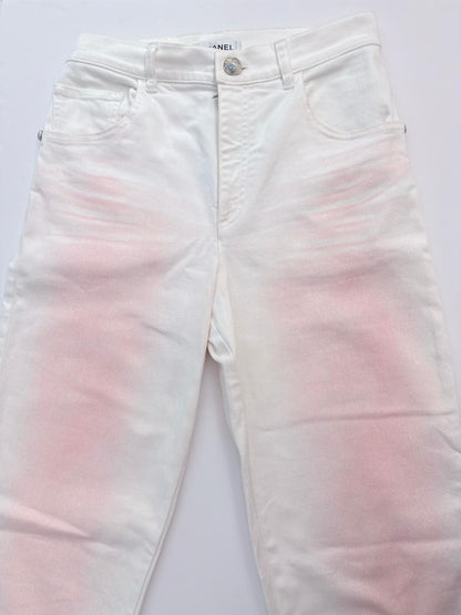 WHITE SLIM FIT JEANS 34
