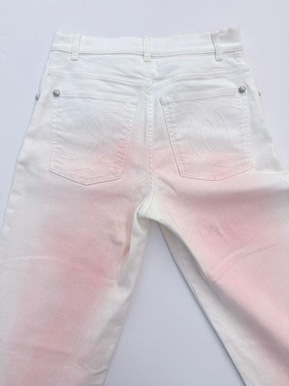 WHITE SLIM FIT JEANS 34