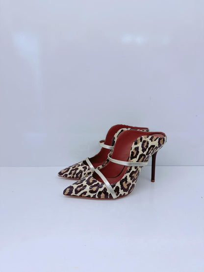 MULTICOLOR SNAKESKIN AND LEATHER MAUREEN MULES 39