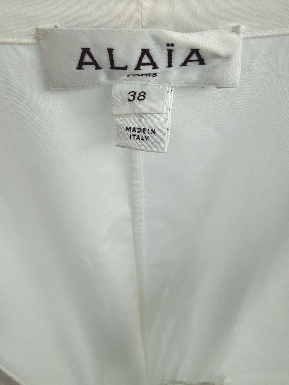 WHITE BELTED DRESS 38