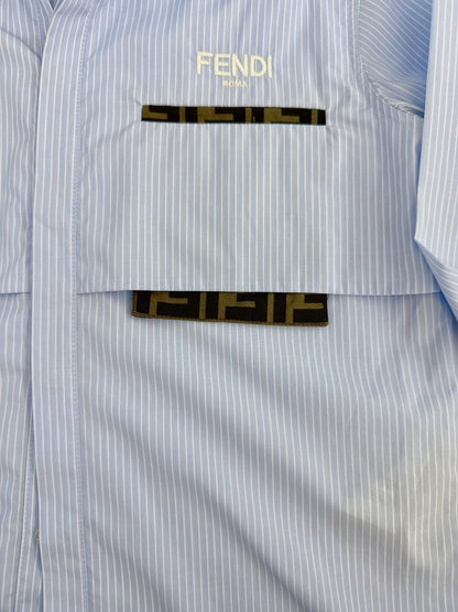 LIGHT BLUE MULTI STRIPE FF CASPER SHIRT