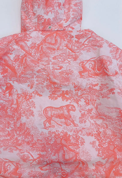 PINK IVIERA SHORT SLEEVED HOODED JACKET S