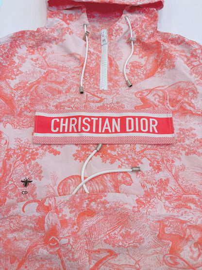 PINK IVIERA SHORT SLEEVED HOODED JACKET S