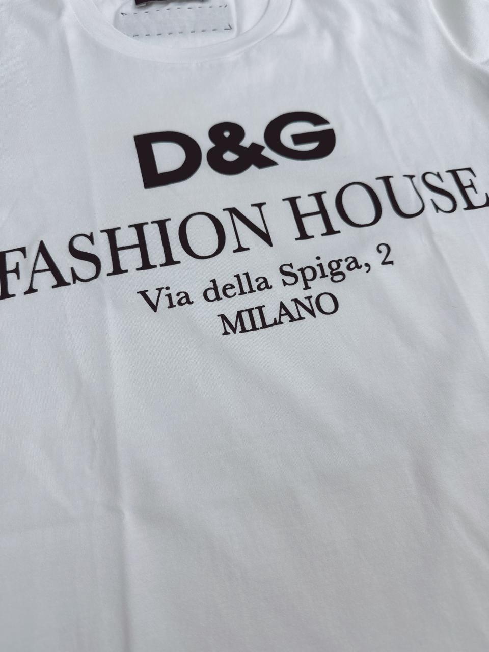 WHITE COTTON JERSEY T-SHIRT 38