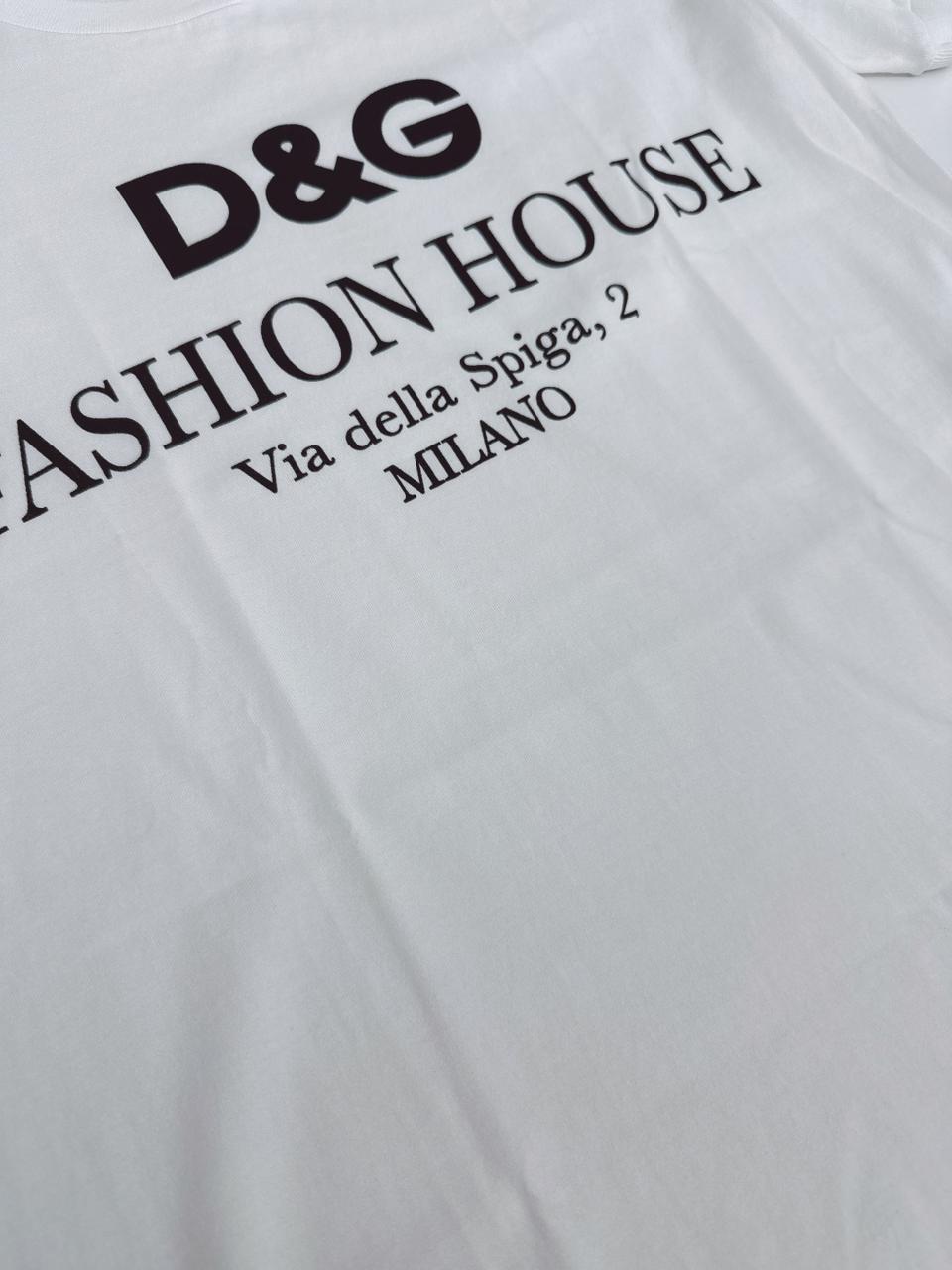 WHITE COTTON JERSEY T-SHIRT 38