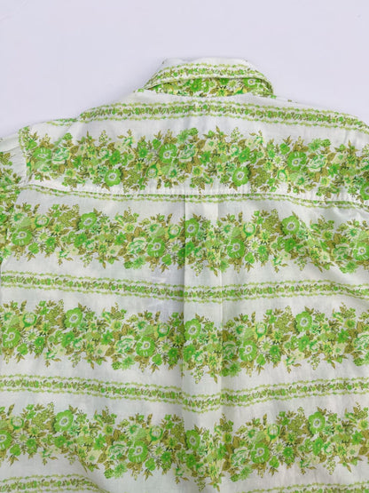 JOLENE CHEVRON COTTON VOILE SHIRT AND SKIRT SET AU 6