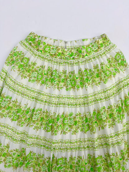 JOLENE CHEVRON COTTON VOILE SHIRT AND SKIRT SET AU 6