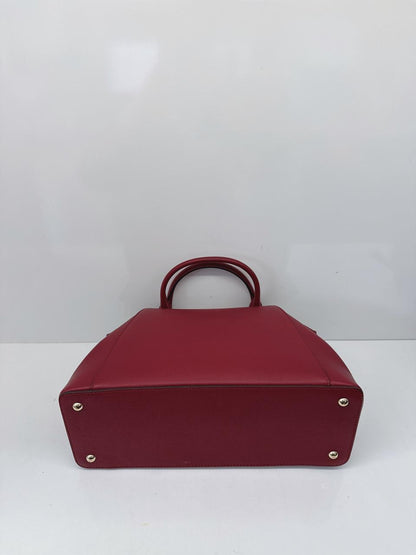 RED TAURILLON LEATHER C DE CARTIER BAG
