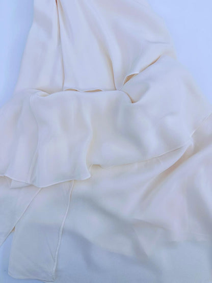 IVORY LAYERED MIDI SKIRT 40