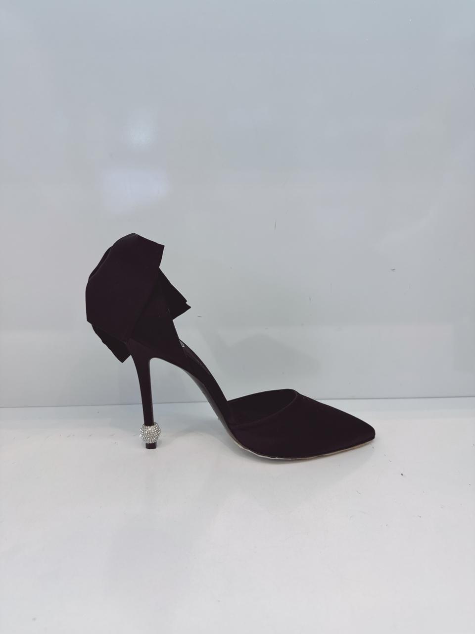 DORSAY PAPILLON BOW AND CRYSTAL-EMBELLISHED SATIN PUMPS 39