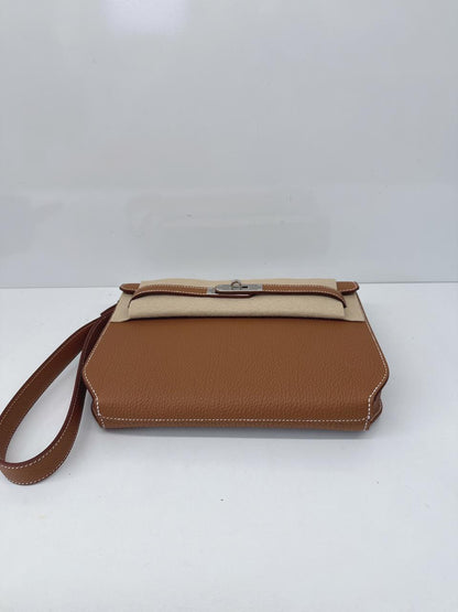 GOLD TOGO LEATHER KELLY DEPECHES 25 PALLADIUM HARDWARE