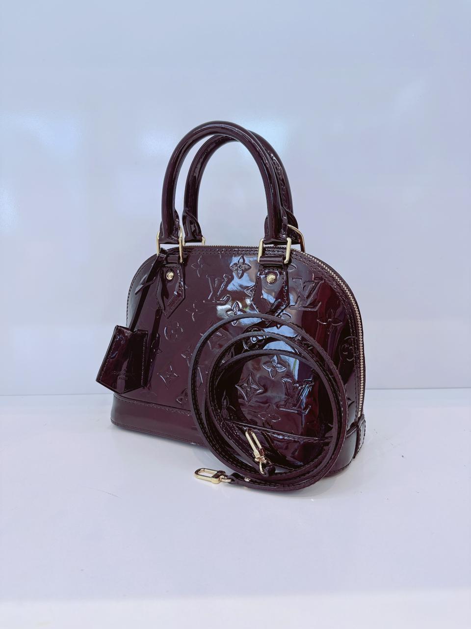 AMARANTE MONOGRAM VERNIS ALMA BB