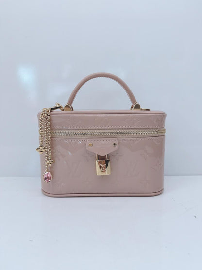 DESERT SAND MONOGRAM EMPREINTE VANITY CHAIN POUCH