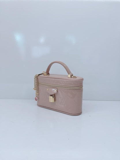 DESERT SAND MONOGRAM EMPREINTE VANITY CHAIN POUCH