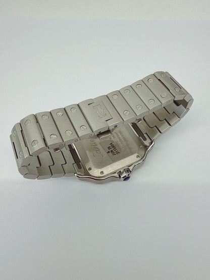 SANTOS DE CARTIER DIAMOND WATCH W4SA0005 MEDIUM MODEL
