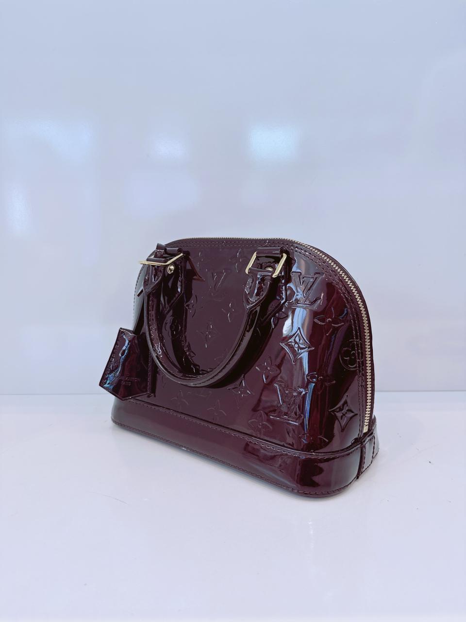 AMARANTE MONOGRAM VERNIS ALMA BB