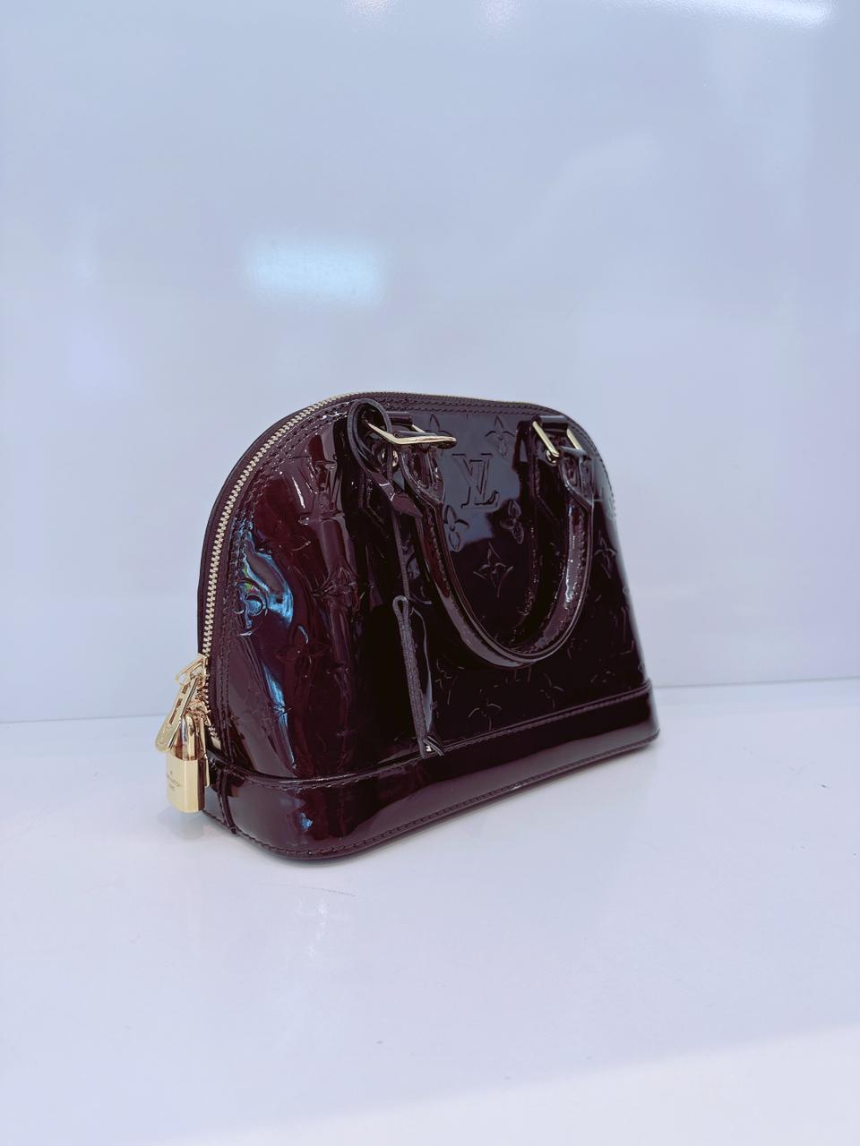 AMARANTE MONOGRAM VERNIS ALMA BB