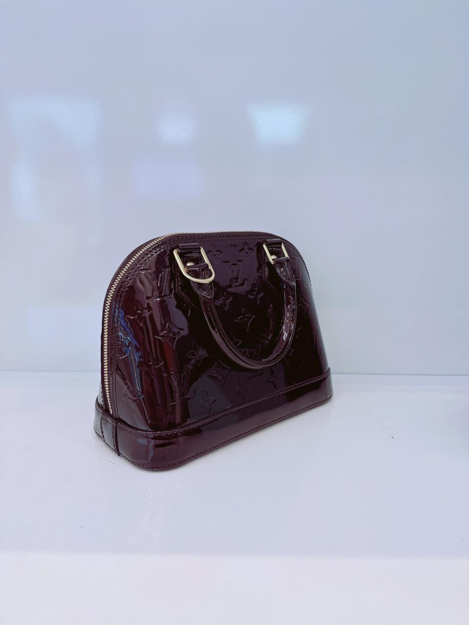 AMARANTE MONOGRAM VERNIS ALMA BB
