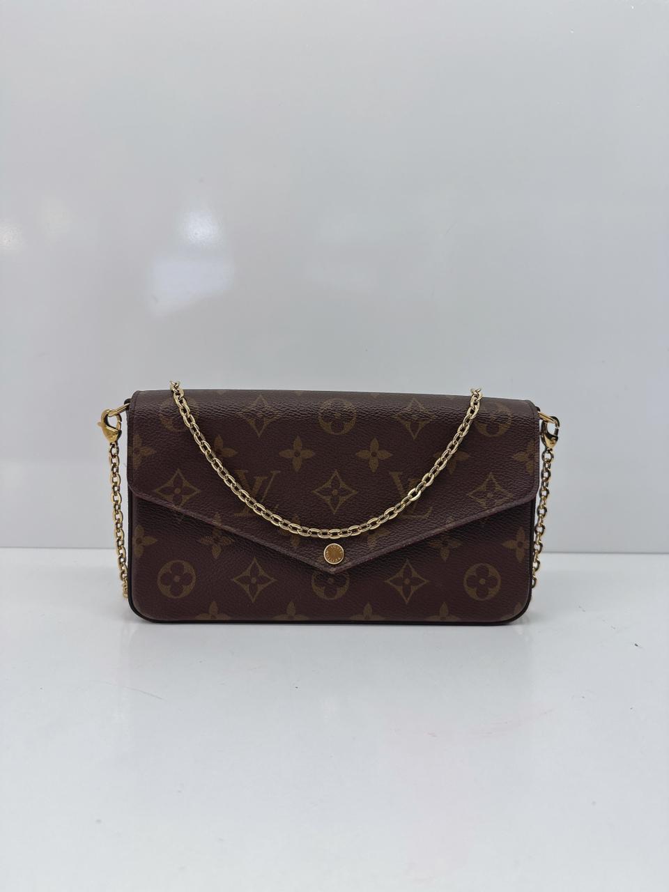 MONOGRAM CANVAS POCHETTE FELICIE CHAIN BAG