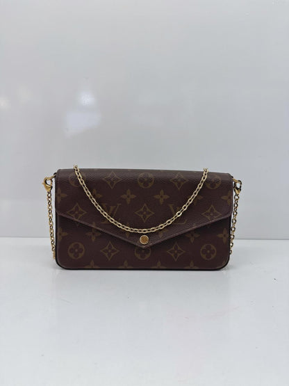 MONOGRAM CANVAS POCHETTE FELICIE CHAIN BAG