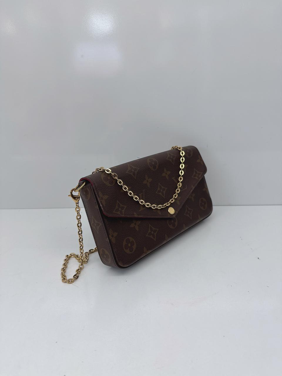 MONOGRAM CANVAS POCHETTE FELICIE CHAIN BAG
