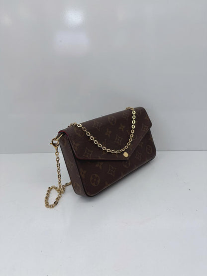 MONOGRAM CANVAS POCHETTE FELICIE CHAIN BAG