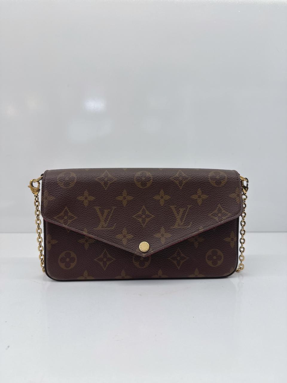 MONOGRAM CANVAS POCHETTE FELICIE CHAIN BAG