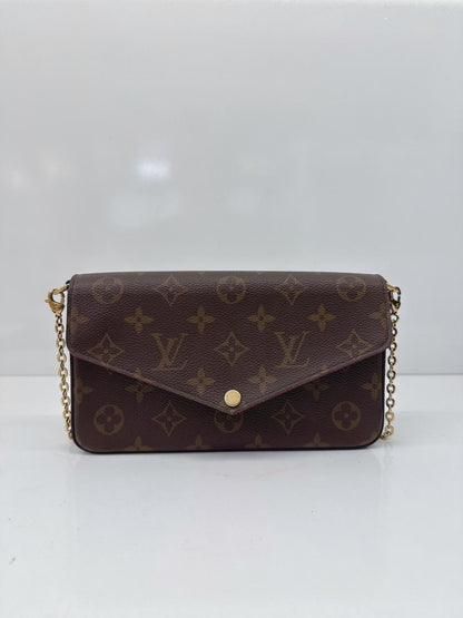 MONOGRAM CANVAS POCHETTE FELICIE CHAIN BAG