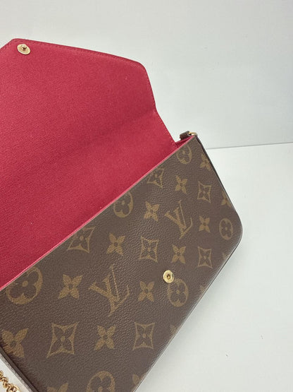 MONOGRAM CANVAS POCHETTE FELICIE CHAIN BAG