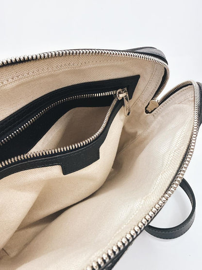 BLUE BEIGE OPHIDIA GG SMALL MESSENGER BAG