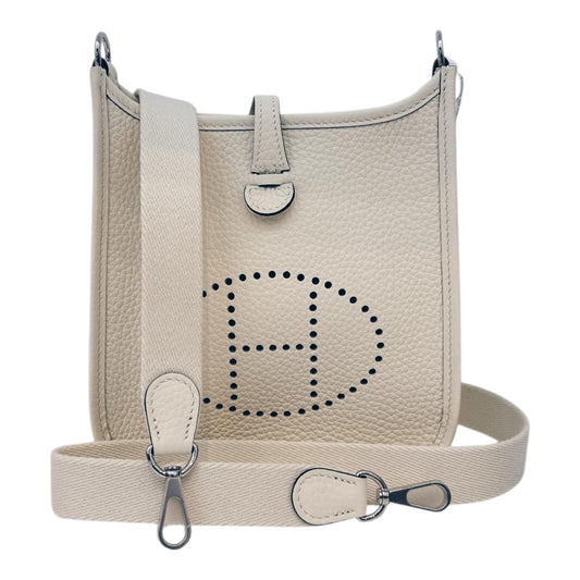 CREAM EVELYNE TPM CLEMENCE LEATHER PALLADIUM HARDWARE