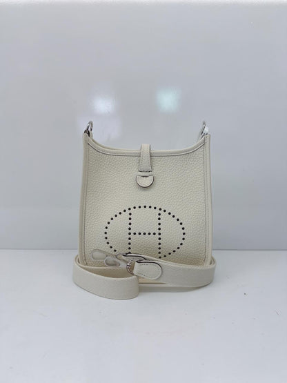 CREAM EVELYNE TPM CLEMENCE LEATHER PALLADIUM HARDWARE