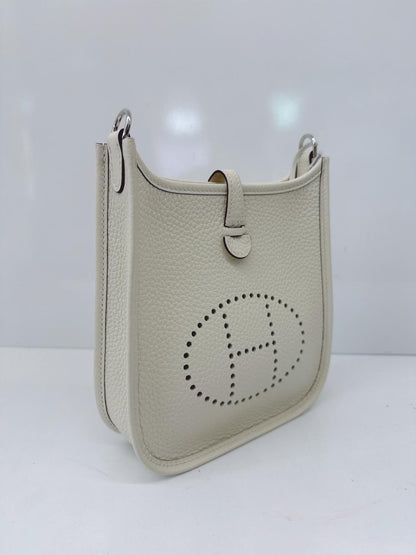 CREAM EVELYNE TPM CLEMENCE LEATHER PALLADIUM HARDWARE