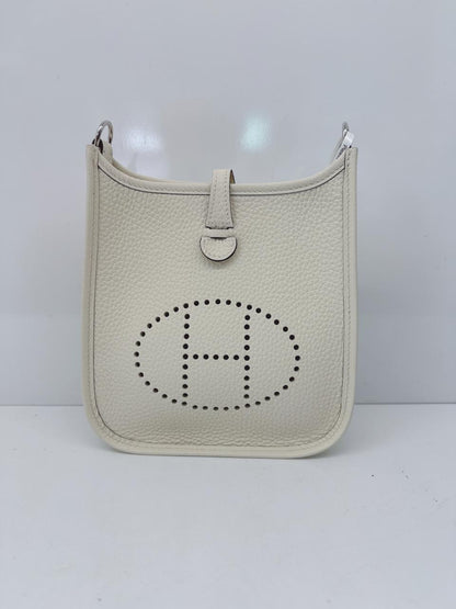 CREAM EVELYNE TPM CLEMENCE LEATHER PALLADIUM HARDWARE