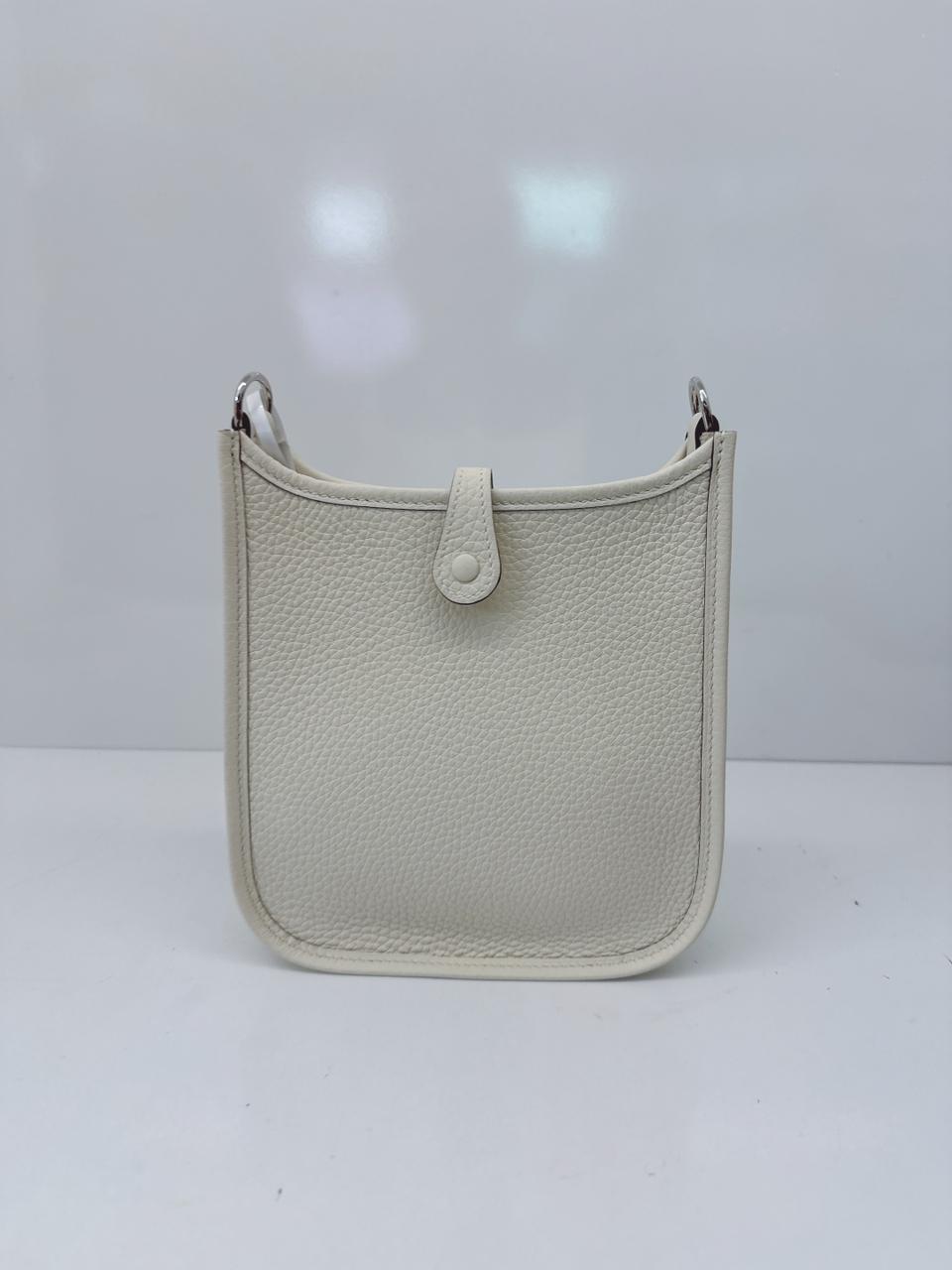 CREAM EVELYNE TPM CLEMENCE LEATHER PALLADIUM HARDWARE