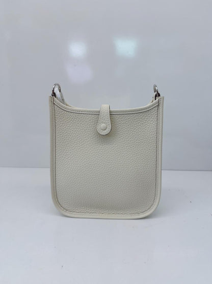 CREAM EVELYNE TPM CLEMENCE LEATHER PALLADIUM HARDWARE