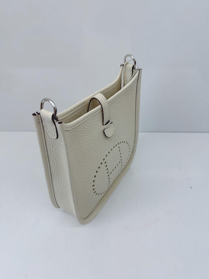 CREAM EVELYNE TPM CLEMENCE LEATHER PALLADIUM HARDWARE