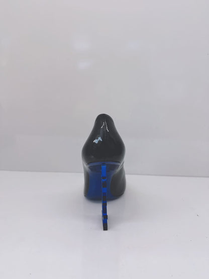 BLACK PATENT LEATHER OPYUM PUMPS 37