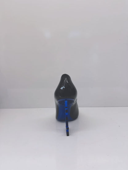 BLACK PATENT LEATHER OPYUM PUMPS 37