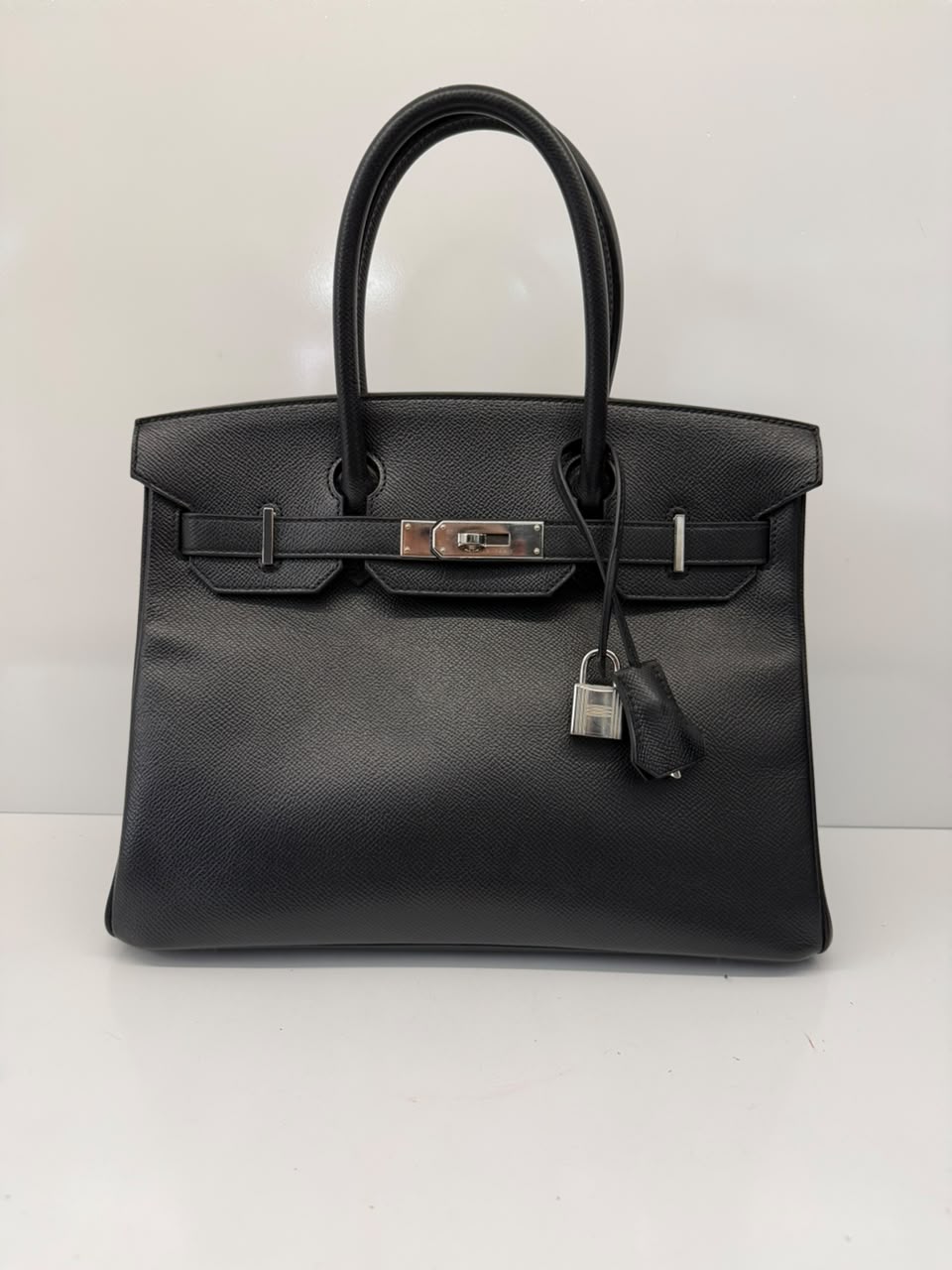 BLACK BIRKIN 30 EPSOM LEATHER PALLADIUM HARDWARE