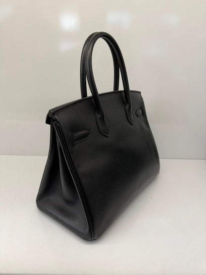 BLACK BIRKIN 30 EPSOM LEATHER PALLADIUM HARDWARE