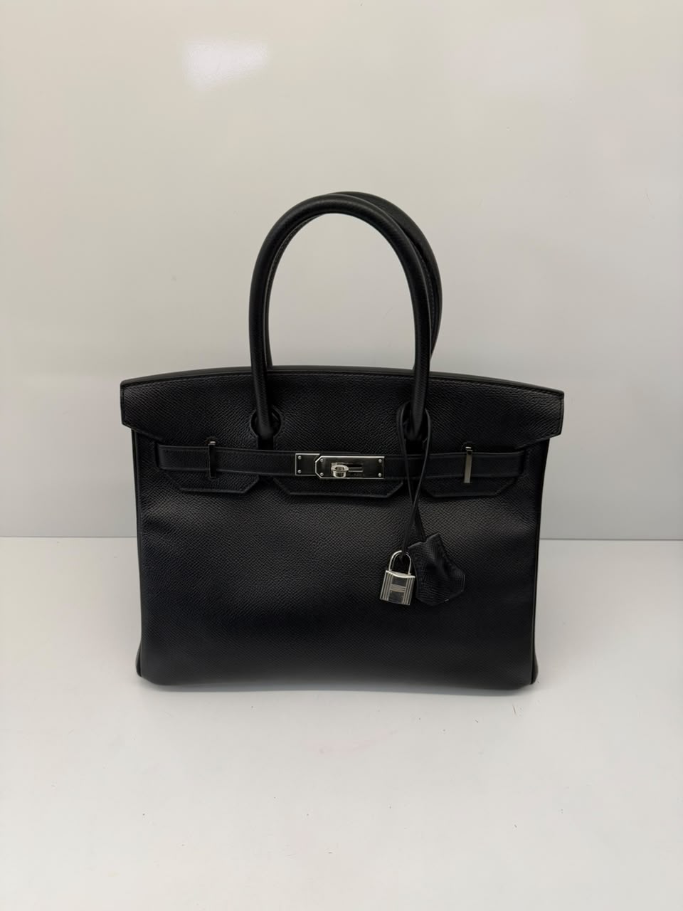 BLACK BIRKIN 30 EPSOM LEATHER PALLADIUM HARDWARE