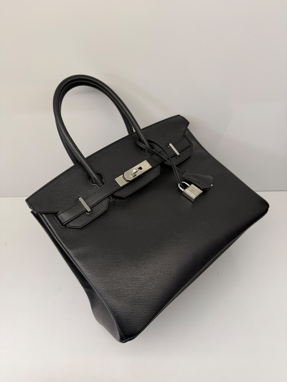 BLACK BIRKIN 30 EPSOM LEATHER PALLADIUM HARDWARE