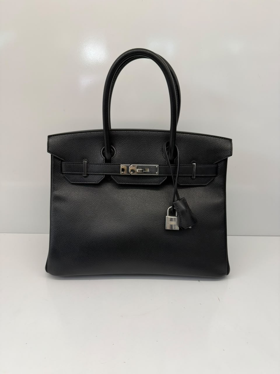 BLACK BIRKIN 30 EPSOM LEATHER PALLADIUM HARDWARE