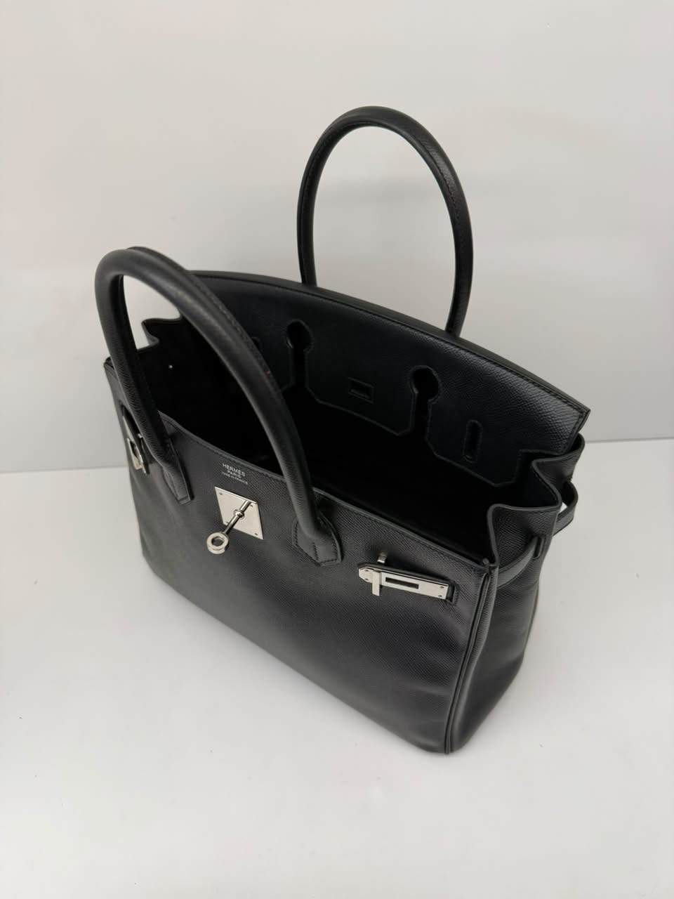 BLACK BIRKIN 30 EPSOM LEATHER PALLADIUM HARDWARE